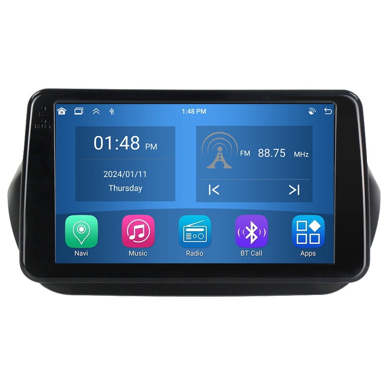 Autoradio Android 10 Pouces Pour Citroën Nemo / Peugeot Bipper / Fiat Fiorino Qubo (2008-2017) - 4+64 Go, CarPlay/Android Auto Sans Fil, DSP, Caméra De Recul