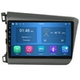 thumbnail image 1 of RoverOne 4+64GB Car Stereo CarPlay GPS Navigation Bluetooth for Honda Civic 9 FB FK FD 2011-2015 Android Touch Screen Player, 1 of 4