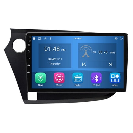 RoverOne 4+64GB Car Stereo CarPlay GPS Navigation Bluetooth for Honda Insight 2 2009-2014 Android Touch Screen Player
