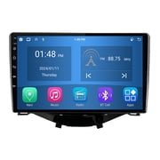 RoverOne 4+64GB Car Stereo CarPlay GPS Navigation Bluetooth for Peugeot 108 Toyota Aygo B40 2014-2021 Android Touch Screen Player