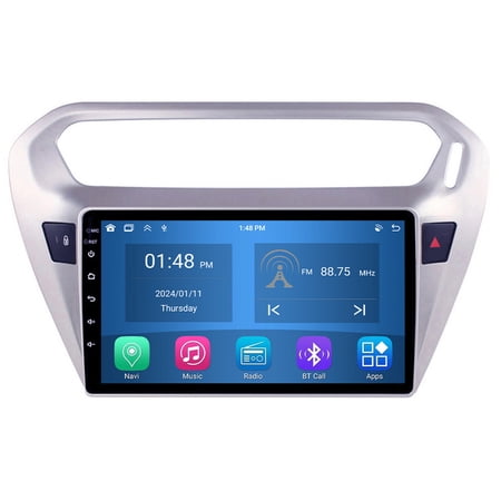 RoverOne 4+64GB Car Stereo CarPlay GPS Navigation Bluetooth for Peugeot 301 Citroen C-Elysee CElysee 2012-2016 Touch Screen Player