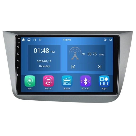 RoverOne 4+64GB Car Stereo CarPlay GPS Navigation Bluetooth for Seat Altea 5P 2004-2015 Toledo 5P 3 2004-2009 Touch Screen Player
