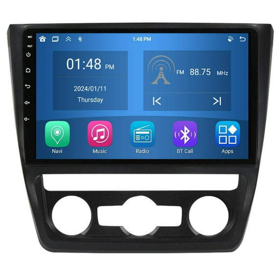 RoverOne 4+64GB Car Stereo CarPlay GPS Navigation Bluetooth for Skoda Yeti 5L 2009-2014 Android Touch Screen Player