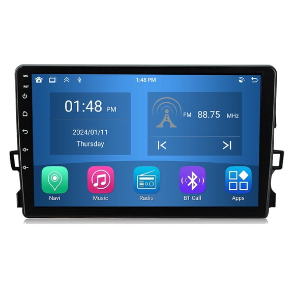 RoverOne 4+64GB Car Stereo CarPlay GPS Navigation Bluetooth for Toyota Auris 1 E150 2006-2012 Android Touch Screen Player