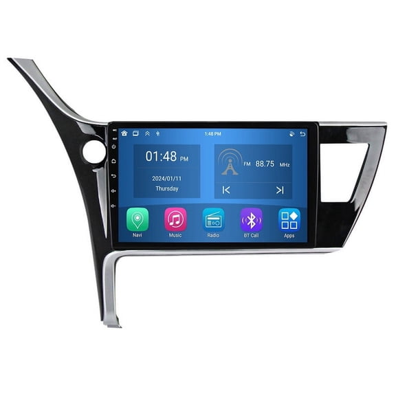 RoverOne 4+64GB Car Stereo CarPlay GPS Navigation Bluetooth for Toyota Corolla 2017 2018 Android Touch Screen Player
