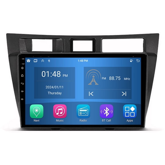 RoverOne 4+64GB Car Stereo CarPlay GPS Navigation Bluetooth for Toyota Mark 9 GX110 2000-2007 Touch Screen Player
