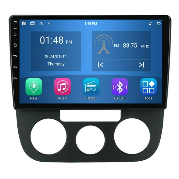 RoverOne 4+64GB Car Stereo CarPlay GPS Navigation Bluetooth for Volkswagen Jetta 5 2005-2010 Android Touch Screen Player