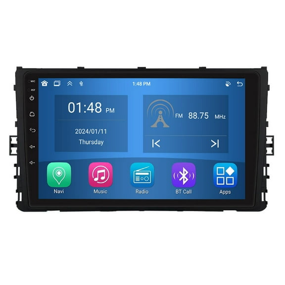 RoverOne 4+64GB Car Stereo CarPlay GPS Navigation Bluetooth for Volkswagen VW MQB Polo Jetta MK7 2020-2022 Android Touch Screen Player