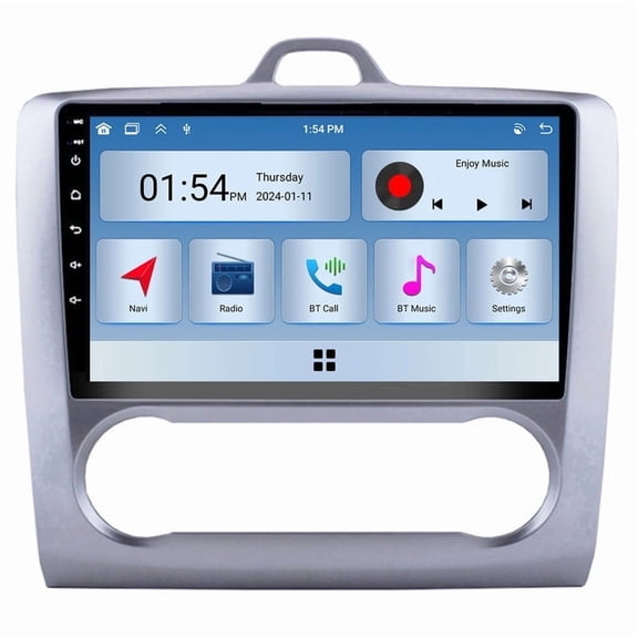 RoverOne 6+128G Android Car Stereo Bluetooth Carplay GPS for Ford Focus 2 Mk 2 2004-2011 AT