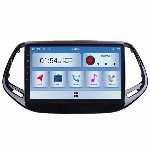 RoverOne 6+128G Android Car Stereo Bluetooth Carplay GPS for Jeep Compass 2 MP 2016-2018