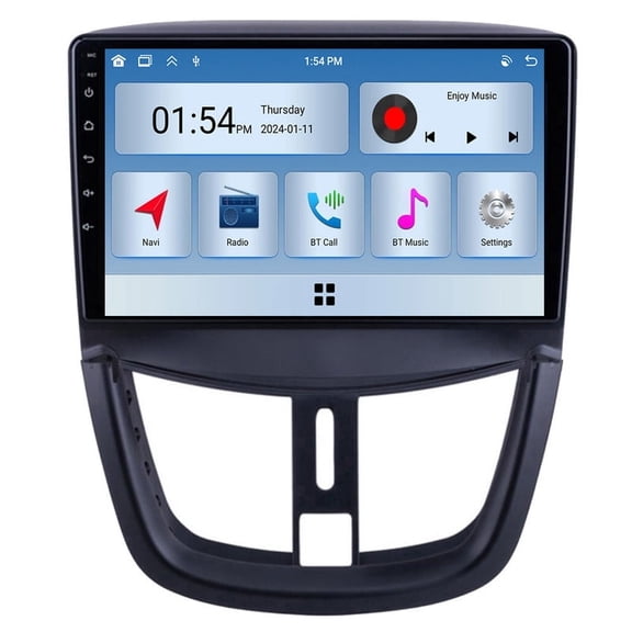 RoverOne 6+128G Android Car Stereo Bluetooth Carplay GPS for Peugeot 207 2006-2015