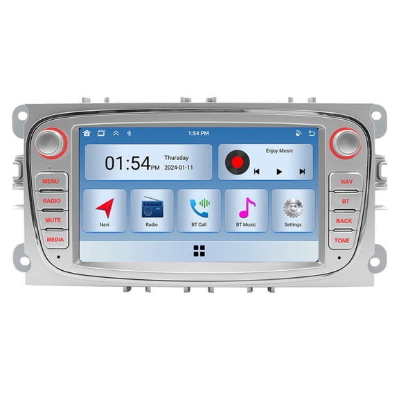 RoverOne 6+128G for Ford Focus MondeoS-Max C-Max Galaxy Kuga 2008-2011 Car Radio Stereo CarPlay Android Auto GPS Bluetooth Audio Video Player