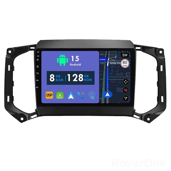 RoverOne 8GB+128GB Car Radio Bluetooth CarPlay GPS Navigation Stereo for Chevrolet TrailBlazer Isuzu D-MAX 2017-2019
