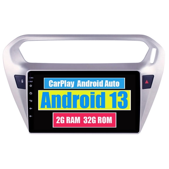 RoverOne Car Stereo CarPlay Android Auto for Peugeot 301 for Citroen C-Elysee CElysee 2012 - 2016 GPS Navigation Bluetooth DSP Multimedia Video Player
