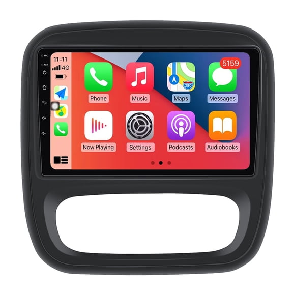 RoverOne Car Stereo CarPlay Android Auto for Renault Trafic 3 2014 - 2021 For Opel Vivaro B 2014 - 2018 GPS Navigation Bluetooth DSP Multimedia Video Player