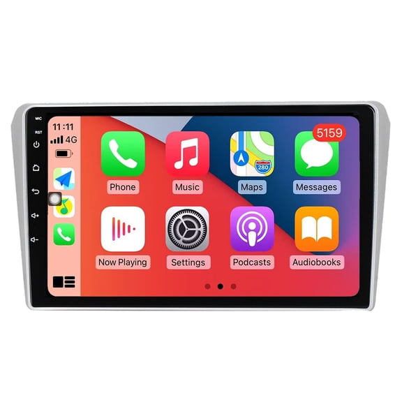 RoverOne Car Stereo CarPlay Android Auto for Toyota Avensis T250 2 II 2002 - 2009 GPS Navigation Bluetooth DSP Touch Screen Multimedia Video Player / Silver