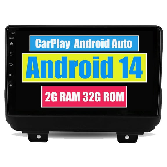 RoverOne Car Stereo CarPlay Android Auto for Jeep Wrangler 4 JL 2018 - 2019 GPS Navigation Bluetooth DSP Multimedia Video Player