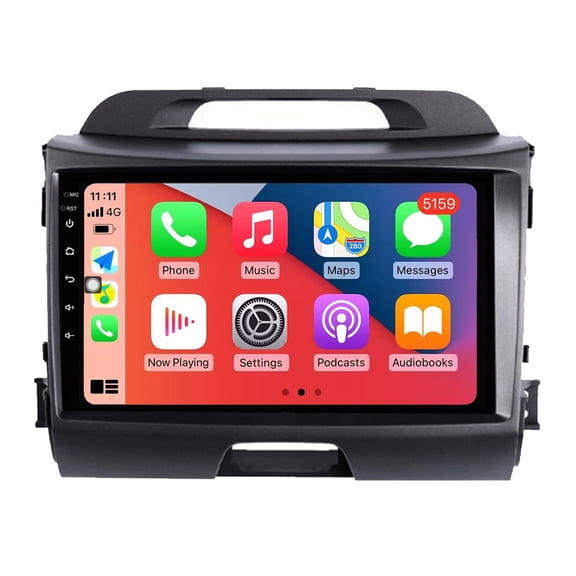 RoverOne Car Stereo CarPlay Android Auto for Kia Sportage 3 SL 2010 - 2016 GPS Navigation Bluetooth DSP Multimedia Video Player