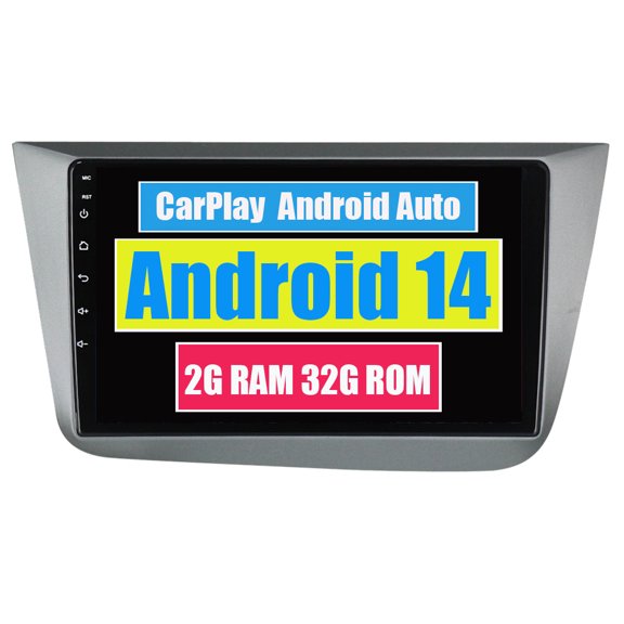 RoverOne Car Stereo CarPlay Android Auto for Seat Altea 5P 2004 - 2015 Toledo 5P 3 2004 - 2009 GPS Navigation Bluetooth DSP Multimedia Video Player