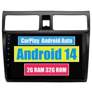RoverOne Car Stereo CarPlay Android Auto for Suzuki Swift 3 2003 - 2010 GPS Navigation Bluetooth DSP Multimedia Video Player