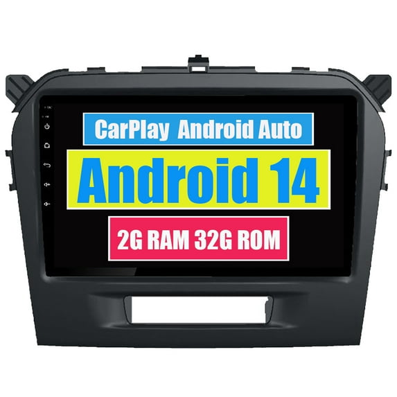 RoverOne Car Stereo CarPlay Android Auto for Suzuki Vitara 4 2014 - 2018 GPS Navigation Bluetooth DSP Multimedia Video Player