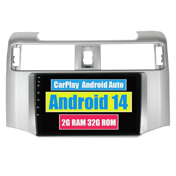 RoverOne Car Stereo CarPlay Android Auto for Toyota 4Runner 5 N280 2009 - 2020 GPS Navigation Bluetooth DSP Touch Screen Multimedia Video Player
