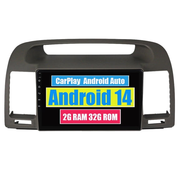 RoverOne Car Stereo CarPlay Android Auto for Toyota Camry 5 XV 30 2001 - 2006 GPS Navigation Bluetooth DSP Touch Screen Multimedia Video Player