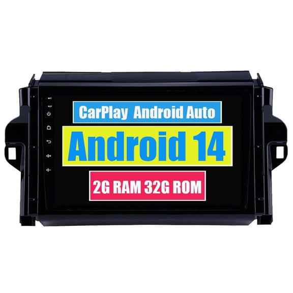 RoverOne Car Stereo CarPlay Android Auto for Toyota Fortuner 2 2015 - 2020 GPS Navigation Bluetooth DSP Touch Screen Multimedia Video Player
