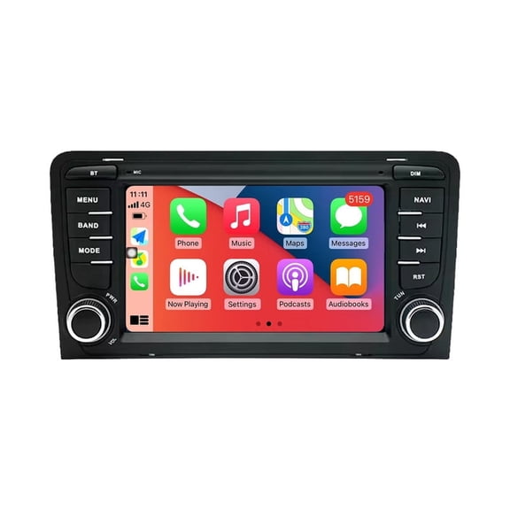 RoverOne for Audi A3 2 8P 2003 - 2013 S3 2 2006 - 2012 RS3 1 2011 2012 Car Stereo GPS Navigation CarPlay Android Auto Bluetooth Touch Screen