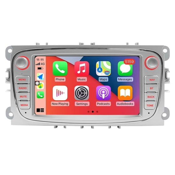 RoverOne for Ford Focus MondeoS-Max C-Max Galaxy Kuga 2008-2011 Car Stereo GPS Navigation CarPlay Android Auto Bluetooth Touch Screen