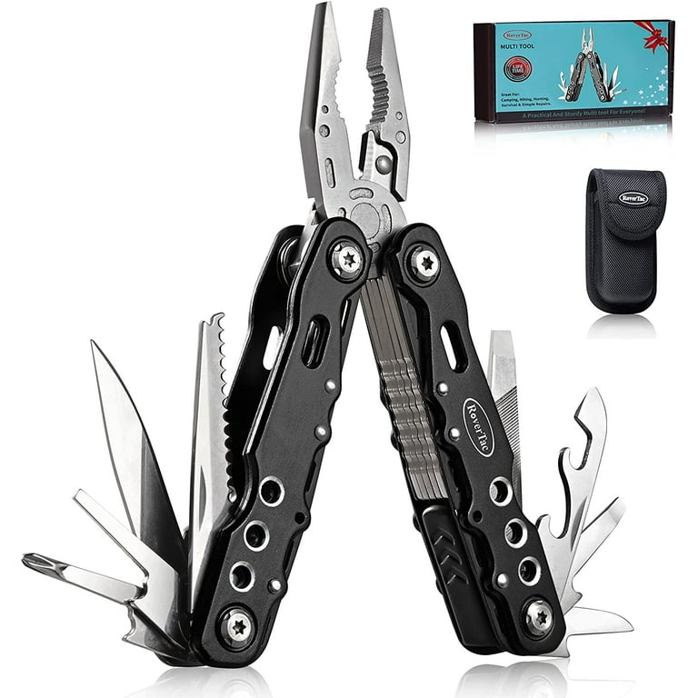 11-in-1 Pocket Multi-Tool  Knife, Pliers, Saw & More