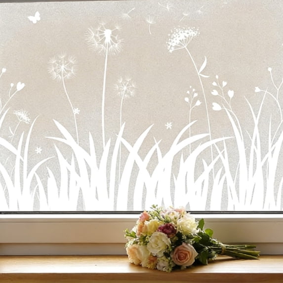 RoverTrail Dandelion Butterfly Privacy Window Film Frosted Glass ...