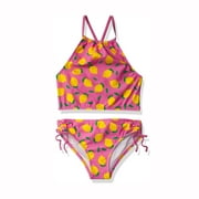 Rovga 2PCS Daisy Beach Sports Tankini Girls Swimsuit Halter Outfits Girls Swimwear Child Beachwear