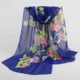 thumbnail image 1 of Rovga Beautiful Scarfs For Women Ladies Fashion Jacquard Cotton Parisian Stripe Shawl Soft Beach Towel Scarf Evening Wedding Accessories, 1 of 2