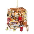thumbnail image 1 of Rovga Book Lover Fun Reading Christmas Book Store Acrylic Ornament Xmas Decor 2022, 1 of 4