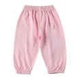 thumbnail image 1 of Rovga Boys Clothes Relax Fit Leggings Straight Leg Plaid Prints Jogger Pants Casual Trousers Sweatpants For Sport Outdoor 4-5 Years Pink, 1 of 8