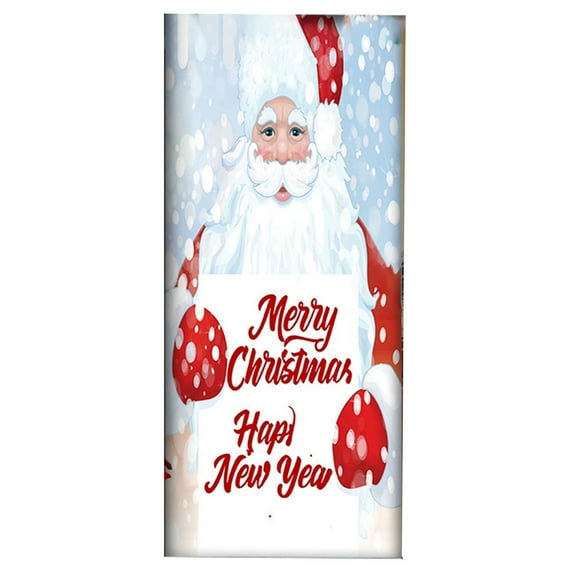 Rovga Christmas Backdrops Decoration For Door Christmas Door Cover Decoration Tapestry Holiday Party Door Curtain Tapestry Door Cover