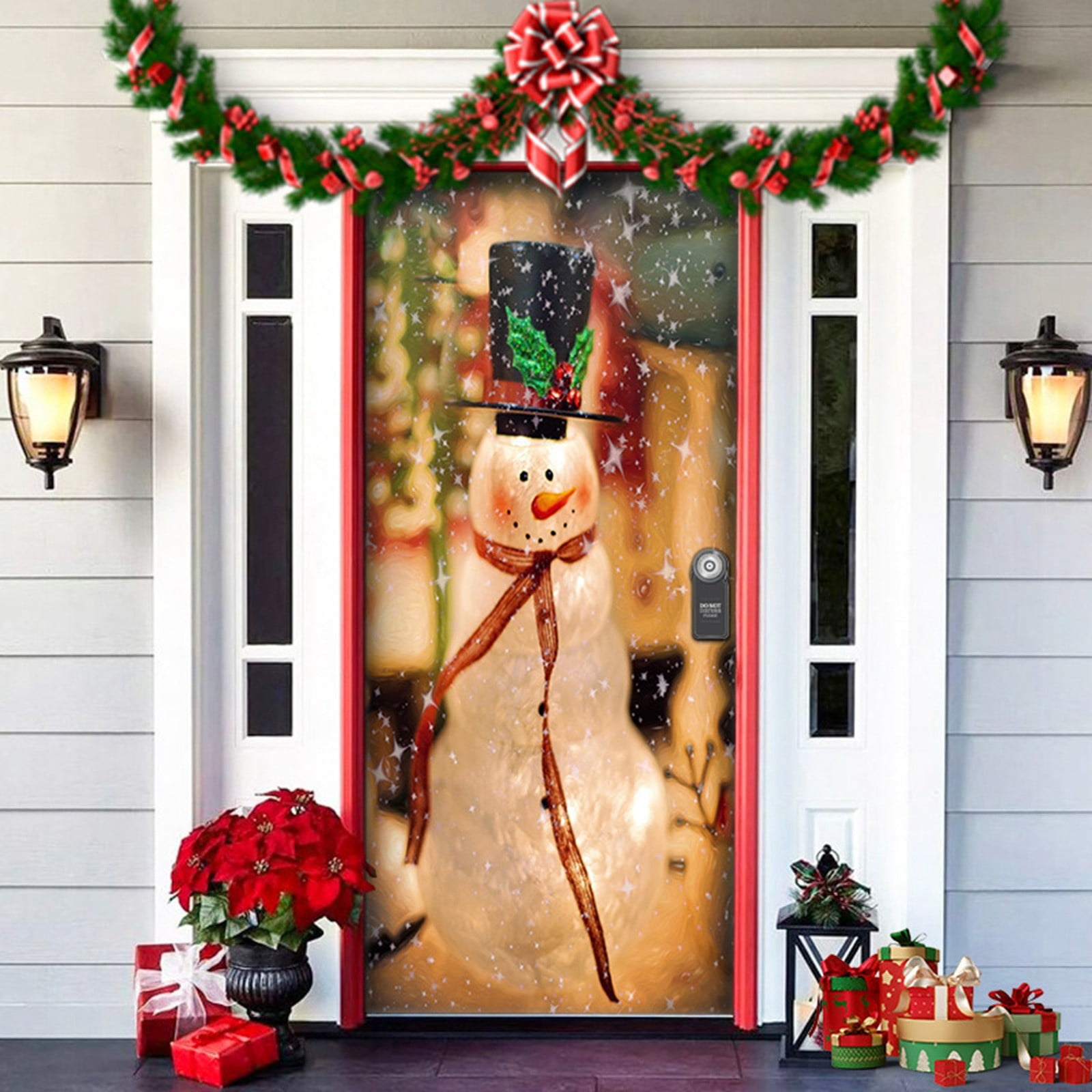 Christmas Decor Clearance Christmas Door Cover Decoration Christmas Door  Cover Door Hanging Party Decoration Door Cover Tapestry Christmas Gifts