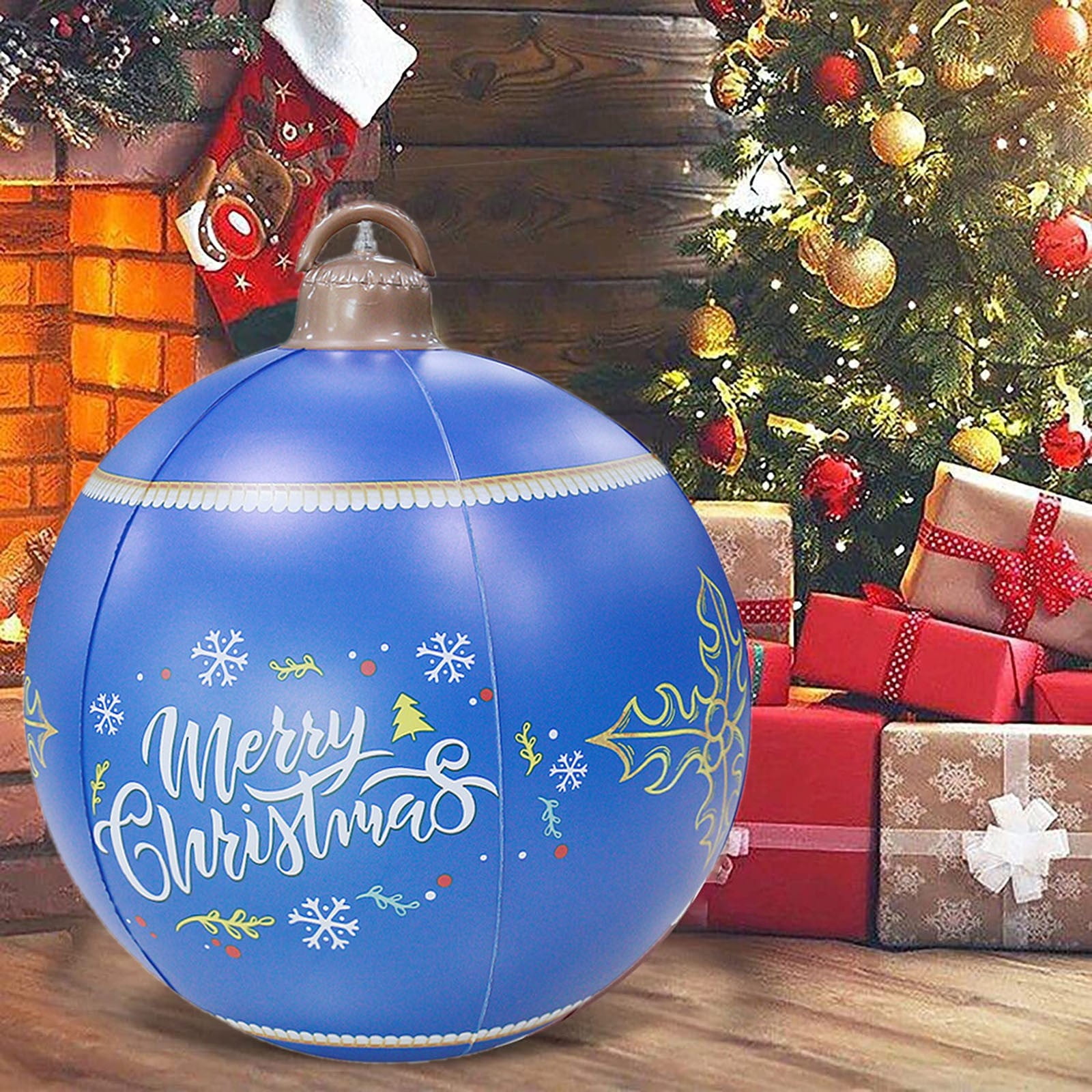 Rovga Christmas Ornaments 23.6Inch Christmas Balls Outdoor Atmosphere