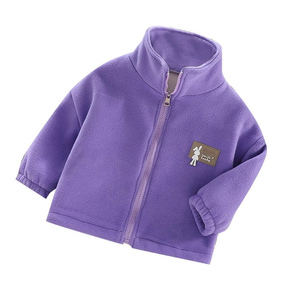 Rovga Coat For Girls Boys 9-10 Years Thick Fuzzy Casual Long Sleeve Coat Children'S Spring Fashion Spring Top