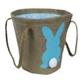 thumbnail image 1 of Rovga Cute Easter Rabbit Cloth Basket Candy Eggs Buckets Party Decoration For Kids, 1 of 1