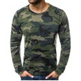 thumbnail image 1 of Rovga Fashion T-Shirt Fashion Slim Camouflage Printed Long Sleeve Top Blouse Casual Tee Tops Male Clothing, 1 of 9