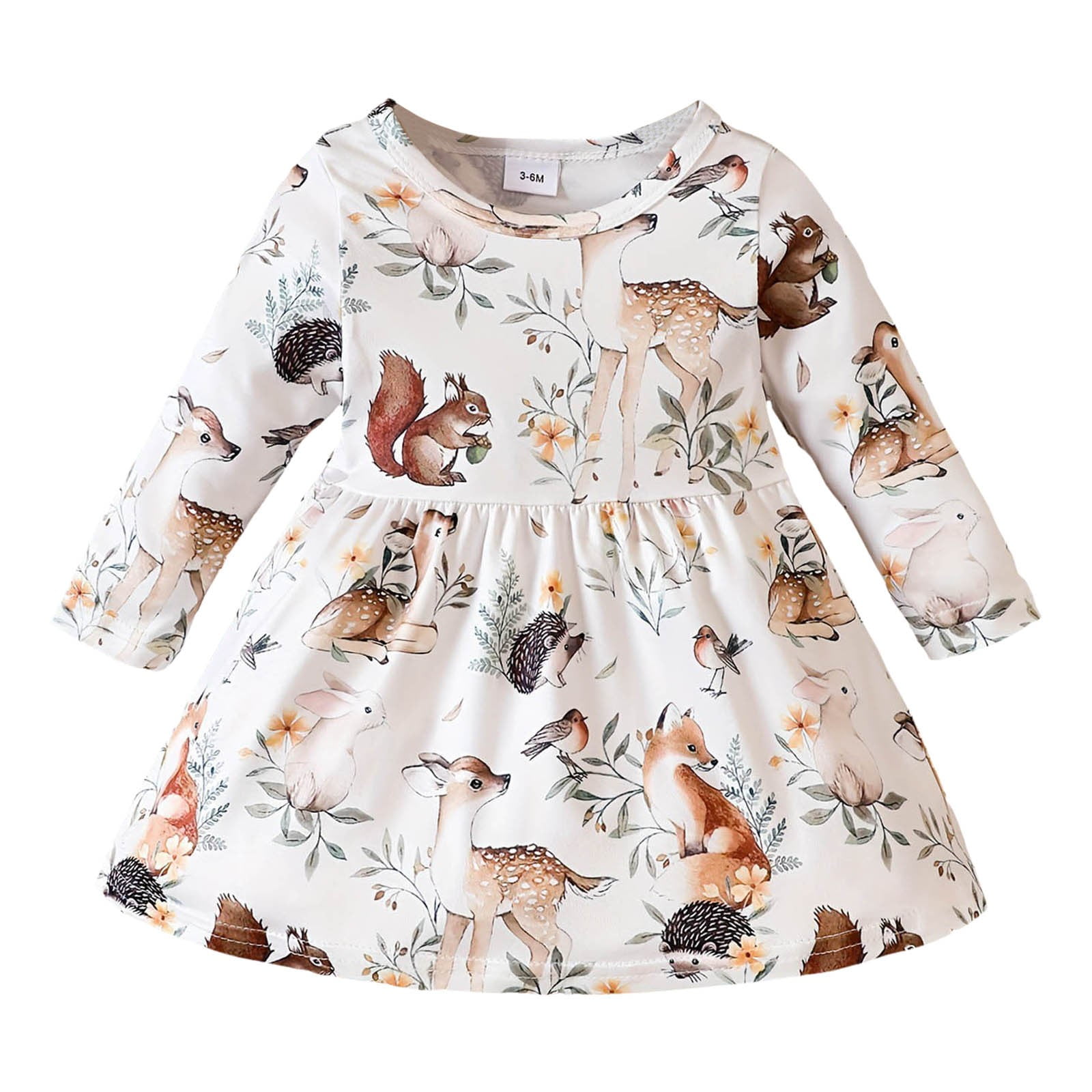 Blush By Us Angels Girls' 3/4 Sleeve Drop Waist Dress With Ruffle Skirt - Perfect For Special Occasions