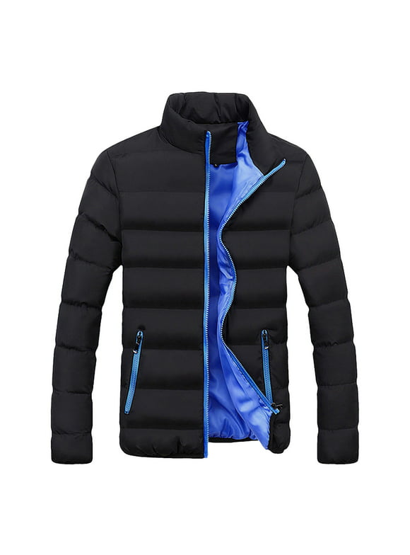Rovga Men Winter Hooded Jacket Bubble Warm Fit Thick Casual Winter Outerwear Slim & Streetwear Coat Male Clothing