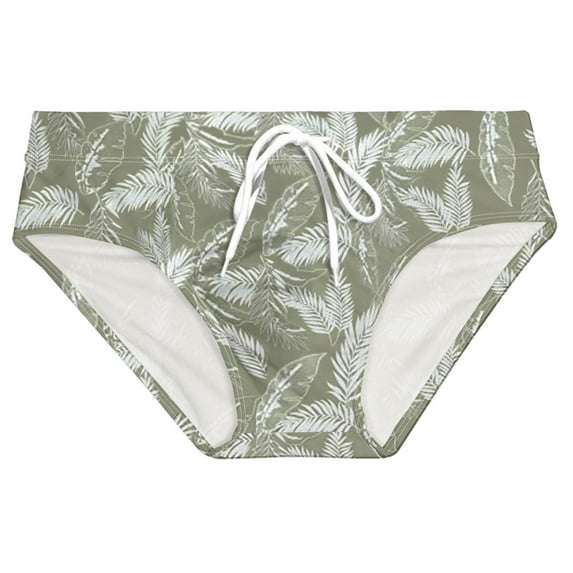 Rovga Mens Summer Breathable Printed Swim Trunks Pants Swimwear Shorts Slim Wear Swimsuit Briefs Casual Swim Wear