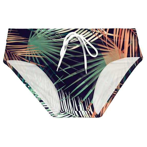 Rovga Mens Summer Breathable Printed Swim Trunks Pants Swimwear Shorts Slim Wear Swimsuit Briefs Hawaii Beachwears