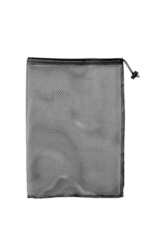 Organization And Storage25*30Cm 1Pc Small Mesh Camping Bags Drawstring Bag Durable Mesh Small Storage Bags Drawstring Mesh Bag For Toys Laundry Black