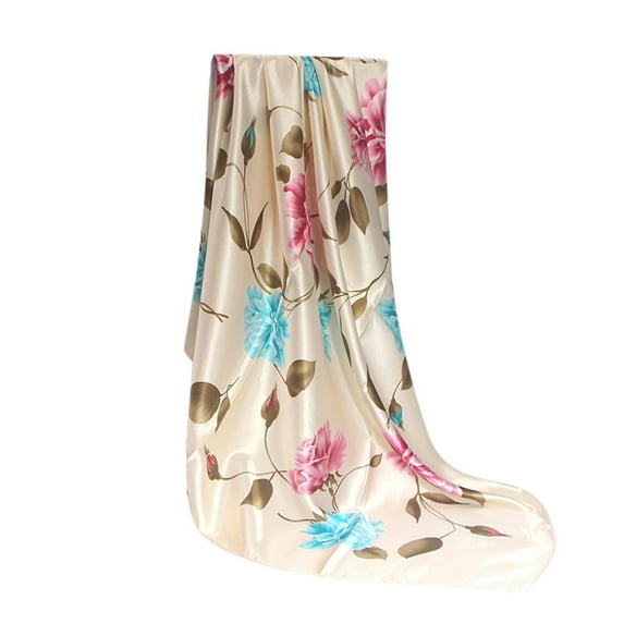 Rovga Scarf For Women 90X90Cm Point Printing Scarf Fashion Retro Female Multipurpose Shawl Scarfsummer Gift Multicolor