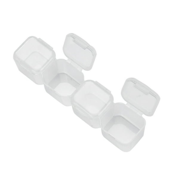 Rovga Storage Organizer Binscom Display Storage Box Tment Sparent Jewelry Adjustable Par Housekeeping & Organizers Clear