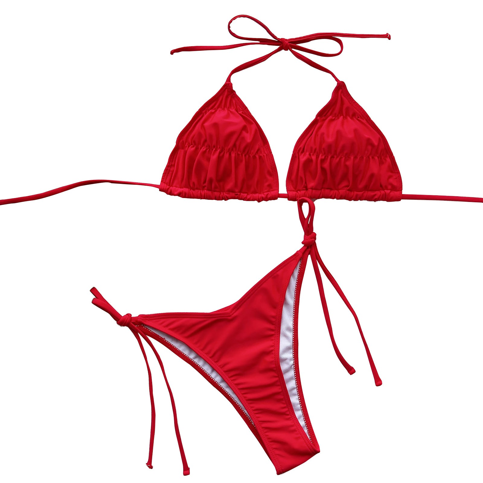 Rovga Swimwear 2022 Stylish Women Sports Two Piece Swimsuit Crop Top